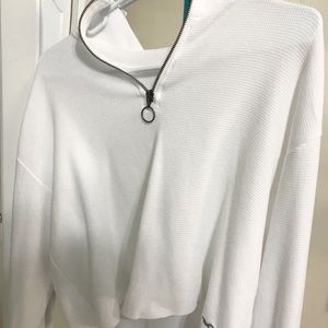 Hollister Boyfriend Quarter Zip